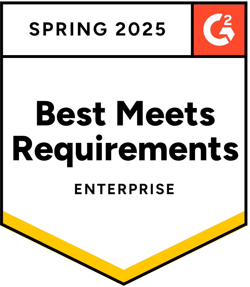 Badge for best meets requirements