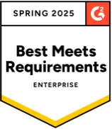 Badge for best meets requirements