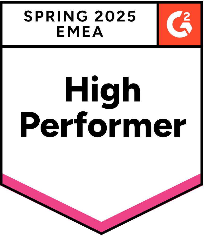 Badge for high performer in EMEA