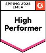 Badge for high performer in EMEA