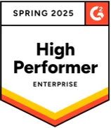Badge for high performer in enterprise